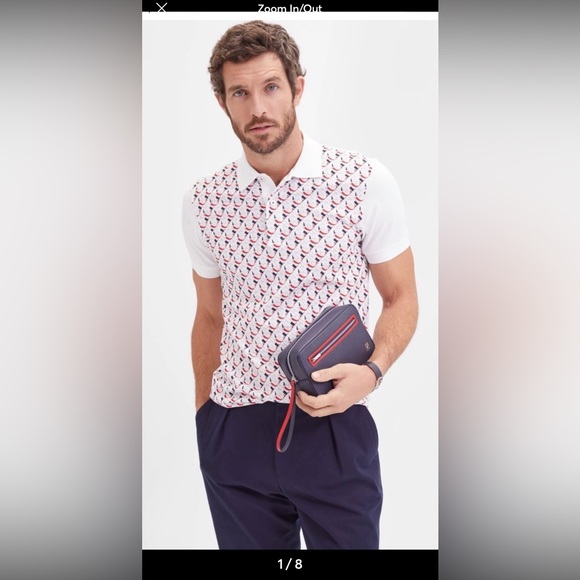 Carolina Herrera Men’s Polo - Picture 1 of 8